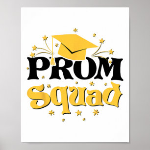 Affiche Cool 2025 Prom Squad Cl De 2025 Graduation Matchin