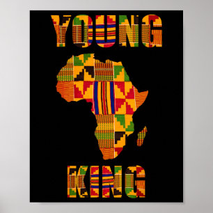 Affiche Cool Africain Kente Art Hommes Garçons Enfants Afr