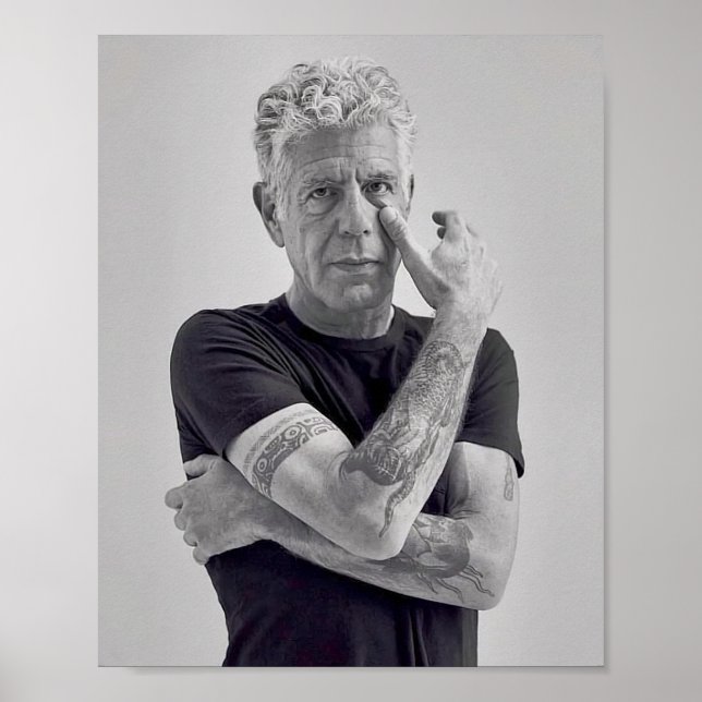 Affiche cool anthony bourdain (Devant)