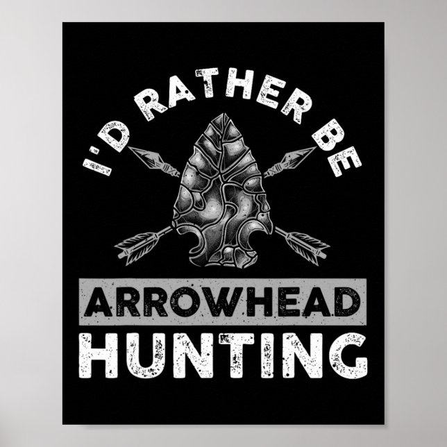 Affiche Cool Arrowhead Design Pour Hommes Femmes Arrowhead (Devant)