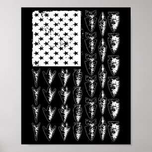 Affiche Cool Arrowhead Pour Hommes Femmes Bowhunt Arrow Hu