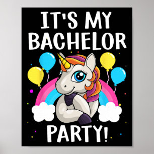 Affiche Cool Bachelor Party Art For Men Boys Groom Mariage