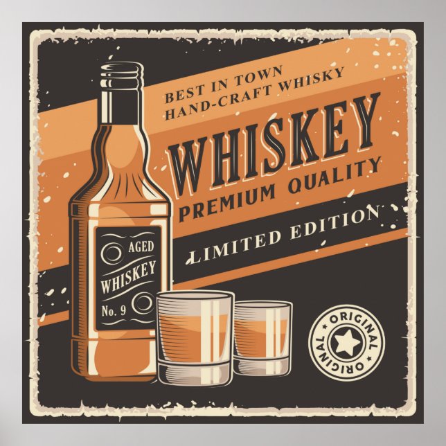 Affiche cool boire mancave accueil bar affaires (Devant)