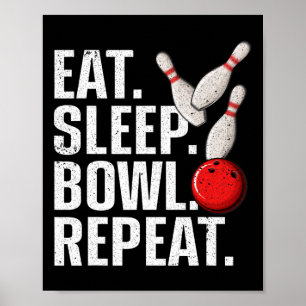 Affiche Cool Bowling pour hommes championnat de football f