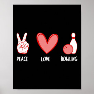 Affiche Cool Bowling Pour Hommes Femmes Bowler Cible Sport