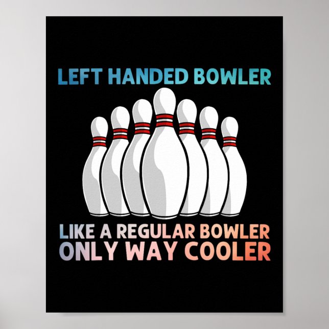 Affiche Cool Bowling Pour Hommes Femmes Bowling Team Sport (Devant)