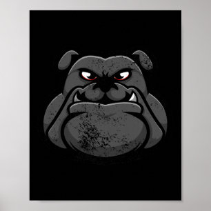 Affiche Cool Bulldog Amoureux des chiens Dons Idée