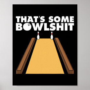 Affiche Cool C'est un cadeau de Bowl drôle Bowling pour le