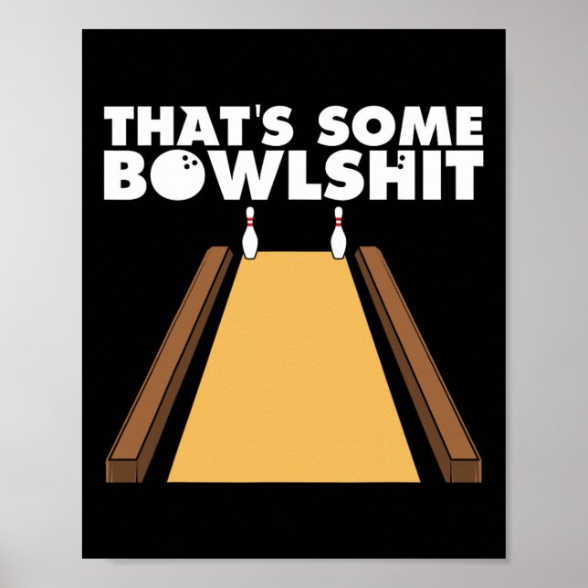 Affiche Cool C'est un cadeau de Bowl drôle Bowling pour le (Devant)
