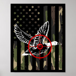Affiche Cool Chasse De Canard Design Pour Hommes Femmes Fa