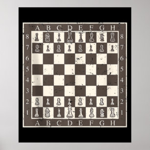 Affiche Cool Chess Board Halloween Costume Funny Lazy