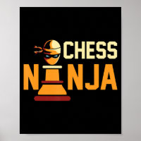 Cool Chess Ninja Chess Lovers Cadeau