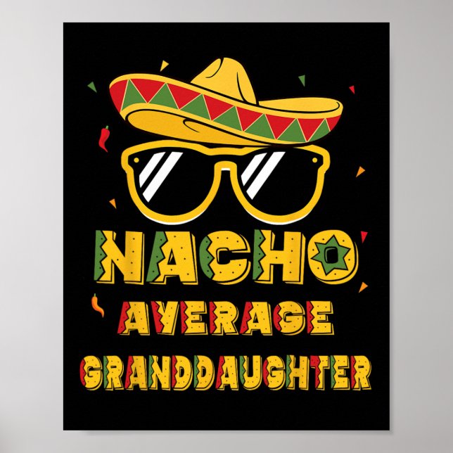 Affiche Cool Cinco De Mayo Nacho Filleul Moyen Som (Devant)