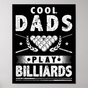 Affiche Cool Dads Jouer Billard