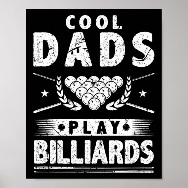 Affiche Cool Dads Jouer Billard (Devant)