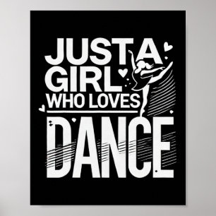 Affiche Cool Dance Art Pour Femmes Ados Jazz Dancing Cl