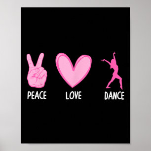 Affiche Cool Dance Art Pour Filles Femmes Danser Lover Lyr