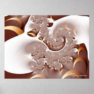 Affiche Cool de Crema Art Fractal Abstrait