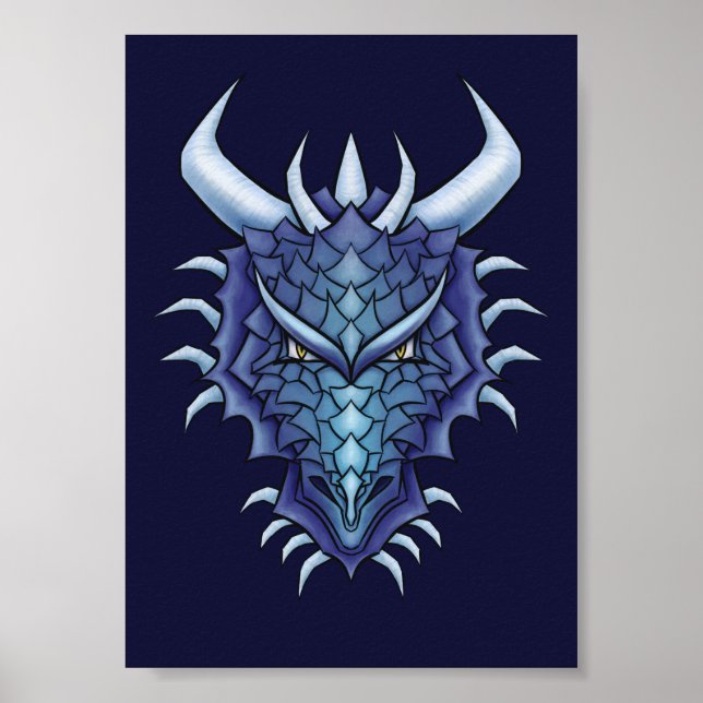 Affiche Cool Dragon Head (Devant)