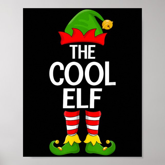 Affiche Cool Elf Xmas Correspondance Famille Elf Squad Noë (Devant)