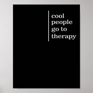 Affiche Cool en santé mentale Les gens vont à la sensibili