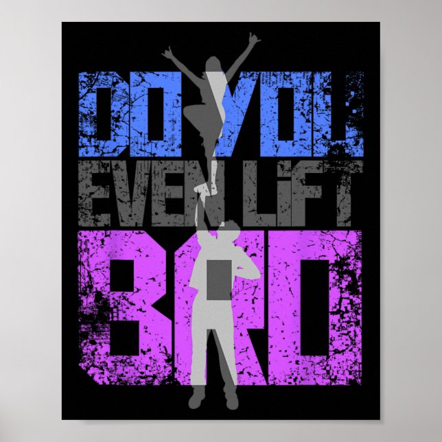 Affiche Cool Est-ce que vous soulevez même frère Cheerlead (Devant)