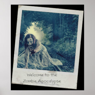 Affiche Cool fille Zombie