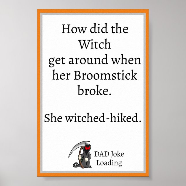 Affiche Cool Funny Papa Joke Design (Devant)