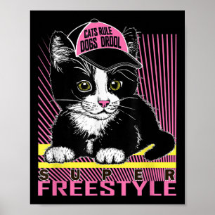 Affiche Cool Funny Sarcastic Cats Mèmes Citations Cartoon 