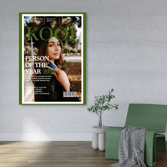 Affiche Cool Graduation Fake Magazine Couverture photo ver (Créateur téléchargé)