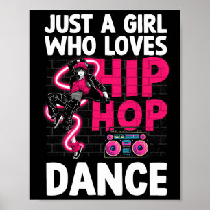 Affiche Cool Hip hop Art Pour Femmes Ados Filles Hiphop Da