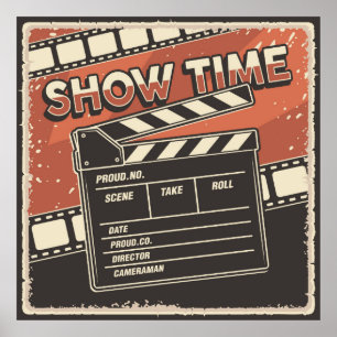 Affiche cool home théâtre mot art