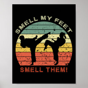 Affiche Cool Karate Funny Sens Mes Pieds Karate Pour Garço