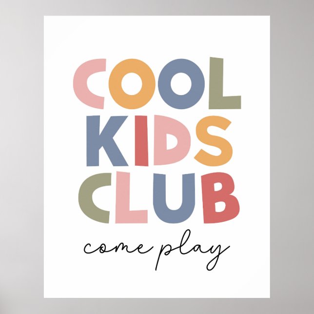 Affiche Cool Kids Club (Devant)