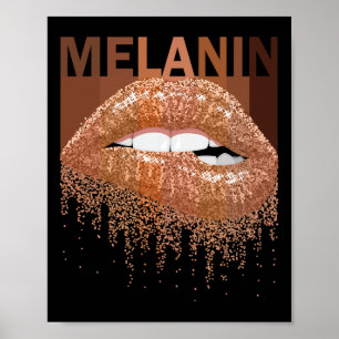 Affiche Cool Melanin Queen Lips femmes Black Queen Africai
