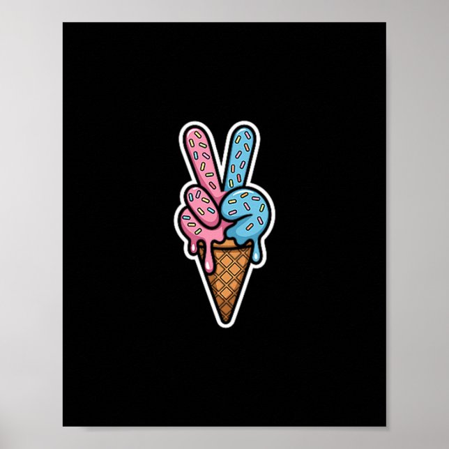 Affiche Cool Meme Six Seven 67 Ice Cream Sport Drip  (Devant)