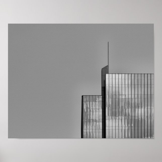 Affiche Cool, moderne, architecture urbaine photo (Devant)