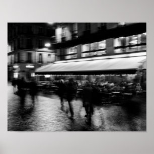 Affiche Cool, moderne, brouillard urbain Paris
