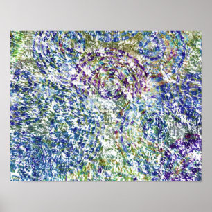 Affiche Cool, moderne, tendance coloré abstrait arrière -