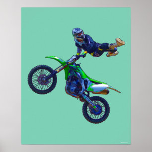 Affiche Cool Motocross Extreme Freestyle Stunt Art 5
