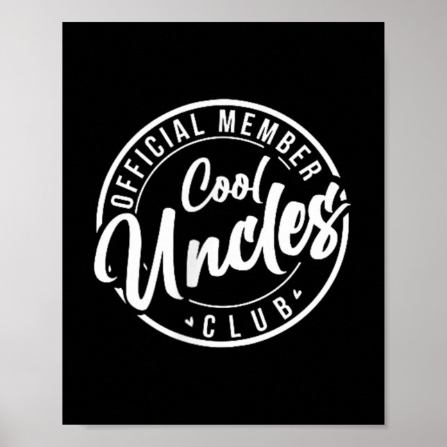 Affiche Cool officiel Uncles Club Vintages Pères D (Devant)