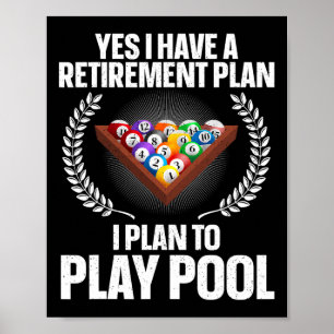 Affiche Cool Pool Conception Pour Hommes Femmes Billard Lo