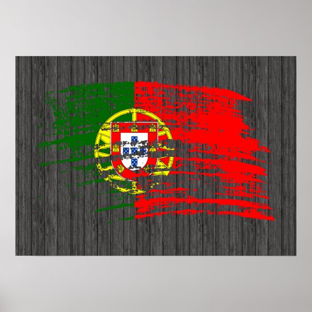 Affiche Cool Portuguese flag design (Devant)