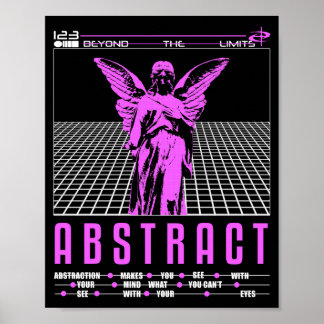 Affiche Cool rétro-futuriste
