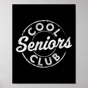 Affiche Cool Senior Club Cl Of 2025 Graduation Cadeaux Gra