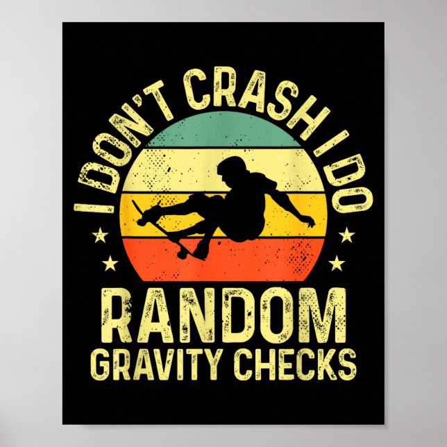 Affiche Cool Skateboard Art For Men Women Skateboarding Sk (Devant)