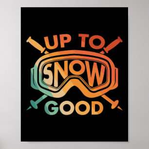 Affiche Cool Ski Design Pour Hommes Femmes Ski Ski Snow Sk