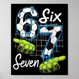 Affiche Cool Soccer 67 Mains qui dégoulinent Six Sept Géné