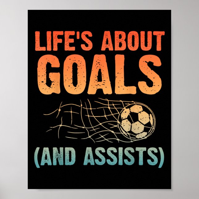 Affiche Cool Soccer Art For Men Women Soccer Lovers Soccer (Devant)