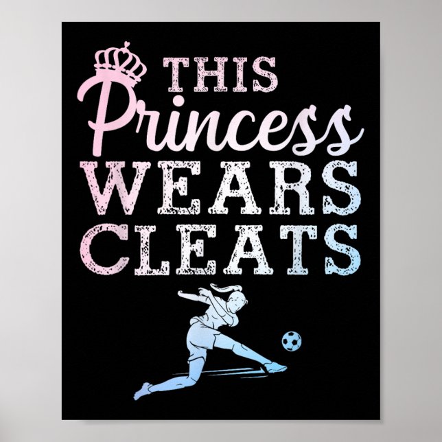 Affiche Cool Soccer Art For Women Teen Girls Goalie Soccer (Devant)